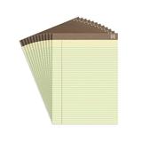 Staples Notepads 8.5 x 11.75 Narrow Yellow 50 Sh./Pad 12 Pads/PK 354743