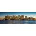 New England-Massachusetts-Boston-city skyline from Boston Harbor-dusk by Walter Bibikow (24 x 8)