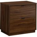 UrbanPro Modern Engineered Wood Lateral File Cabinet in Spiced Mahogany