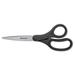 KleenEarth Basic Plastic Handle Scissors 8 in. Length Pointed Black
