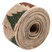 Acostop Colorful Christmas Vintage Wired Burlap Ribbon- 10.9 Yards Long Christmas Tree Wired Edge Burlap Ribbon for Wrapping Presents or Decorating Banister Tables Chairs Christmas