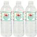 Big Dot of Happiness Floral Let s Par-Tea - Garden Tea Party Water Bottle Sticker Labels - Set of 20