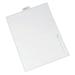 Avery Individual Legal Dividers Style Letter Size Bottom Tab EXHIBIT W (12396) 25 x Divider(s) - Bottom Tab(s) - Exhibit W - 1 Tab(s)/Set - 8.5 Divider Width x 11 Divider Length - Legal - Whi