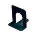 School Smart Steel Bookend Set Non-Skid 6 x 9 Inches Black Set of 2