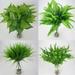 Yirtree Artificial Plants Onion Grass Greenery Faux Fake Shrubs Plant Flowers Wheat Grass for House Home Indoor Outdoor Office Room Gardening Indoor DÃ©cor 1Pc