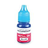 Cosco COSCO ACCU-STAMP Gel Ink Refill Blue 0.35 oz Bottle