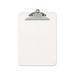 Plastic Clipboard with High Capacity Clip 1 Capacity Holds 8 1/2 x 11 Clear