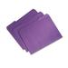 AbilityOne 7530015664135 SKILCRAFT Recycled File Folders 1/3-Cut 1-Ply Tabs: Assorted Letter Size 0.75 Expansion Purple 100/Box