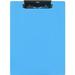 Acrylic Clipboard 0.5 Capacity Holds 8.5 Transparent Blue | Bundle of 5 Each