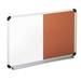 Universal UNV43743 Cork/Dry Erase Board Melamine 36 x 24 Black/Gray Aluminum/Plastic Frame