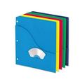 Pocket Project Folders 3-Hole Punched Letter Size Assorted Colors 10/Pack