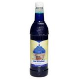 25 OZ 750 ml Blue Raspberry Flavored Ready To Use Sno-Kone Syrup Squir Each