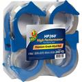 Duck HP260 High Performance Packaging Tape - 60 yd Length x 1.88 Width - 3.1 mil Thickness - Acrylic - 4 Pack - Crystal Clear | Bundle of 5 Packs