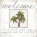 Welcome Palm Trees Poster Print by Marla Rae