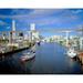 Miami Skyline from Bay Florida Poster Print by Panoramic Images (28 x 22)