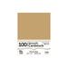 Paper Accents Cardstock 8.5 x 11 Smooth 65lb Brown Bag 100pc