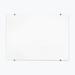 Offex Office Classroom Durable Wall-Mounted Magnetic Glass Board