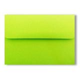 Shipped Free 100 Boxed Lime Green A2 (4-3/8 X 5-3/4) Envelopes for 4-1/8 X 5-1/2 Response Enclosure Invitation Announcement Wedding Shower Communion Christening Cards By Envelopegallery