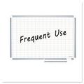 MasterVision Gridded Magnetic Steel Dry Erase Planning Board 36x24 MA0392830