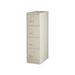 Lorell 4-Drawer Vertical File w/ Lock 15 x26-1/2 x52 Putty 60193