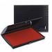 Infusion 3 x 6 Large Stamp Ink Pad for Rubber Stamps Your Go To Large Stamp Ink Pad for Bright Color Even Coverage and Durability Red Stamp Pad