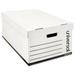 Lift-Off Lid File Storage Box Legal Fiberboard White 12/Carton