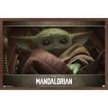 Star Wars: The Mandalorian - Eyes Wall Poster 14.725 x 22.375 Framed