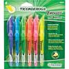 Dixon DIX48008 Fluorescent Colors Pocket Highlighters 6 / Set