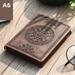 HGYCPP Portable Vintage Pattern PU Leather Notebook Diary Notepad Stationery Gift