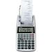 Canon P1DHV3 Compact Printing Calculator - Sign Change Built-in Memory Item Count Clock Calendar - 12 Digits - 1.6 x 3.9 x 7.7 - Sliver - 1 Each | Bundle of 5 Each