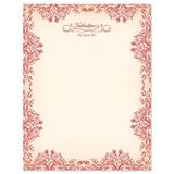 Vintage Valentines Letter Papers - Set of 25 Valentine stationery papers are 8 1/2 x 11 compatible computer paper great for Weddings Announcements Anniversary Invitations Valentine s Day Party