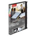 2PK Wilson Jones View-Tab Presentation Round Ring View Binder With Tabs 3 Rings 0.63 Capacity 11 x 8.5 Black (55365)