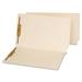 Reinforced End Tab File Folders With Two Fasteners Straight Tab Legal Size Manila 50/box | Bundle of 5 Boxes