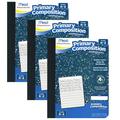 Primary Composition Book Full Page Ruled 100 Sheets Per Book Pack of 3