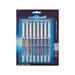 uni-ball Vision Needle Rollerball Pens Fine Point (0.7mm) Assorted Colors 8 Count - 1734916