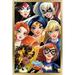 DC Comics TV - DC Superhero Girls - Group Wall Poster 22.375 x 34 Framed