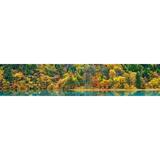 Lake and forest in autumn China Poster Print by Frank Krahmer (8 x 24)