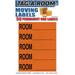 Tag-A-Room Color Coded Moving Box Labels (Room Blank Orange)