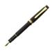 Pilot Justus 95 Black Resin Fountain Pen with Gold Accents 14-Karat Gold Nib Fine (60591)