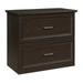 Jefferson 2-Drawer Engineered Wood Lateral File in Espresso Finish