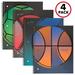Five Star Sports Wirebound Notebook 1 Subject Wide Ruled 10 1/2 x 8 Assorted 4 Pack (38167)