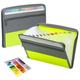 Expanding File Folder with Sticky Labels 13 Pocket Accordion File Folder Document Organizer Expanding Zip File Folder with Zipper Closureï¼ŒLetter A4 Paper Document Accordion Folder