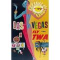 Bad Dog Posters Travel Agency Art Las Vegas Twa 11inx17in Mini Art Poster 11x17 poster