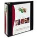 Heavy-Duty Non Stick View Binder With Durahinge And Slant Rings 3 Rings 3 Capacity 11 X 8.5 Black (5600) | Bundle of 2 Each