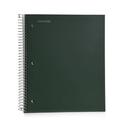 5 Subject Notebook - College Ruled - Durable Poly Cover/5 Poly Pockets/200 Sheets