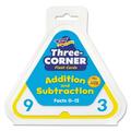 Three-Corner Flash Cards Addition/subtraction 5.5 X 5.5 48/set | Bundle of 2 Sets