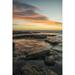 Sunset Over The Ocean Near The City of Cape Town - South Africa Poster Print - 12 x 19 in.