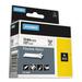 DYMO 18488 Rhino Flexible Nylon Industrial Label Tape 1/2 x 11 1/2 ft White/Black Print