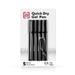 TRU RED Quick Dry Gel Pens Fine Point 0.5mm Blk 5/Pack TR54468