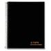 Jen Action Planner 1 Subject Narrow Rule Black Cover 8.5 X 6.75 84 Sheets | Bundle of 10 Each